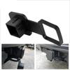 2-Inch Rubber Towing Hitch Covers Trailer Hitch Receiver Cover Dustproof Tow Hook Cover Plug Rubber Tow Tube Cap Protector