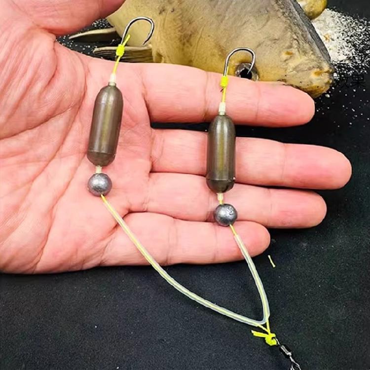 30pcs Professional Floating Carps Fishing Hair Rigs Hook Buoyance Carps Hook Float Tube For Underwater Hook Positioning