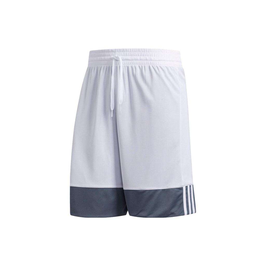Adidas 3G Speed Three Stripe Logo Print Color Block Reversible Sports Shorts Men shorts Dark-Gray DY6600