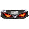 Creative Car Demon Eye Light Cool Flashing Solar Warning Light Safety Suction Cup Installation Rear Window Light Auto Decoration