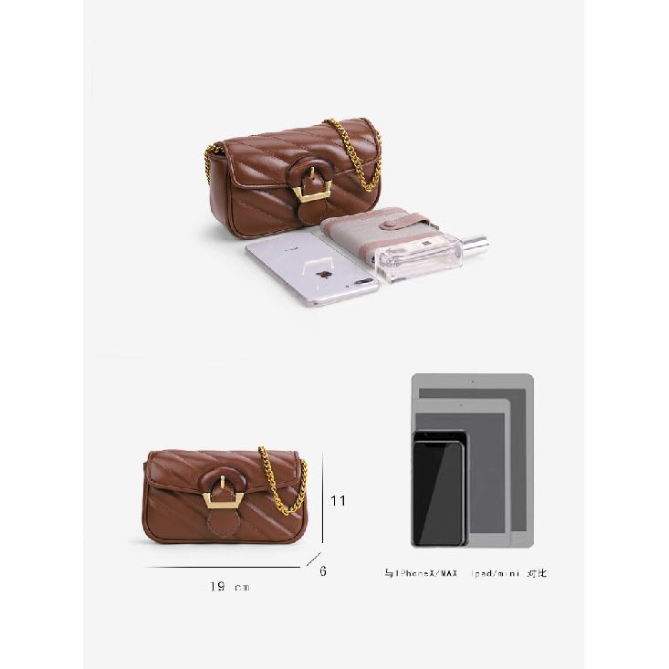 French-style niche luxury 2024 new trendy embroidered chain women's bag, high-end mini handbag, shoulder and crossbody bag