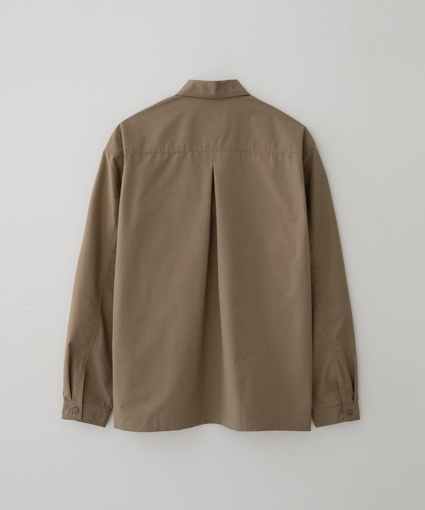 Publicfigure Chambray Shirt Jacket_Beige