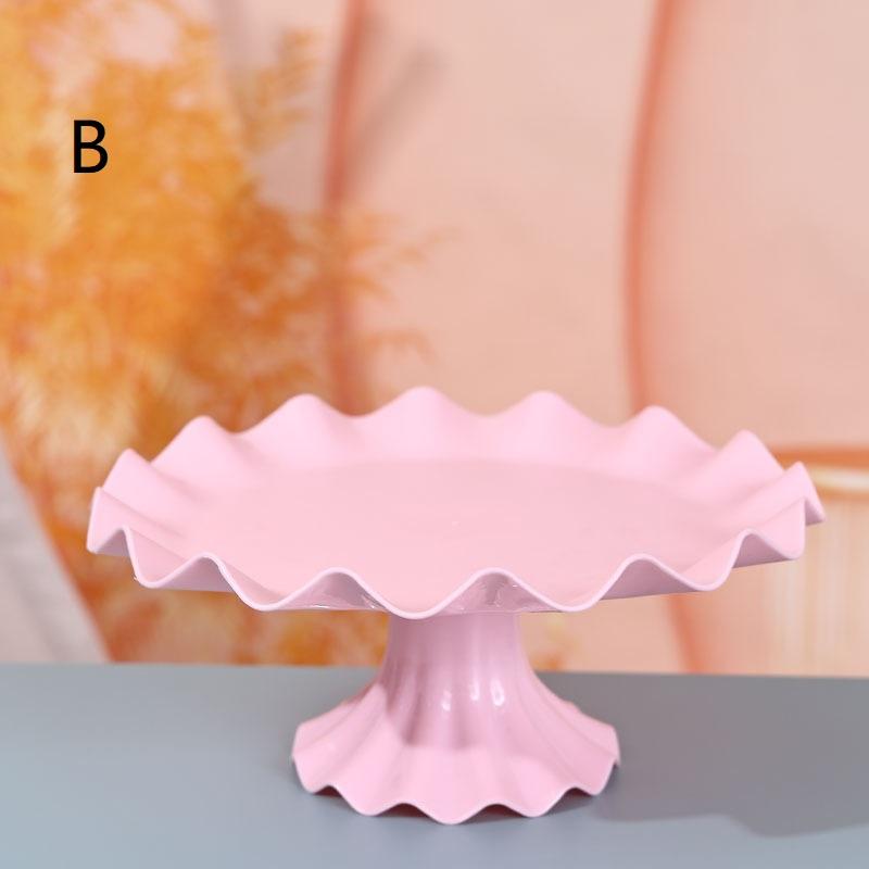 1 Stück Plastik-Kuchenständer Ausstellungsständer Dessert-Dekorationstablett für Hochzeit Geburtstag Küche Esszimmer Schreibtischzubehör