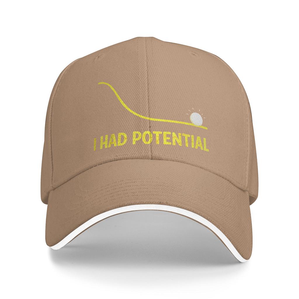 I Had Potential Casual Baseball Cap Outdoor Sport Hip Hop Hats Summer Hot Sale Couple Women Y2k Cute Snapback Cap