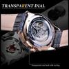 Winner New Top Men's Watch Skeleton Mechanical Watch Automatic Mechanical Watch Men's Belt Watch