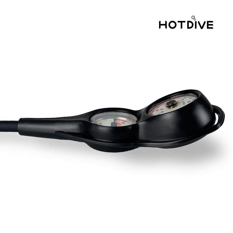HOTDIVE Portable Dive Pressure & Depth Gauge Console