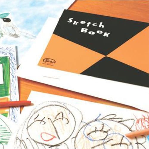 Maruman Sketchbook A4 Design Series Tennori Binding Tegnepapir Normal åpning 50 ark S252
