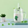 Kids' Cartoon Graduated Glass Milk Cup