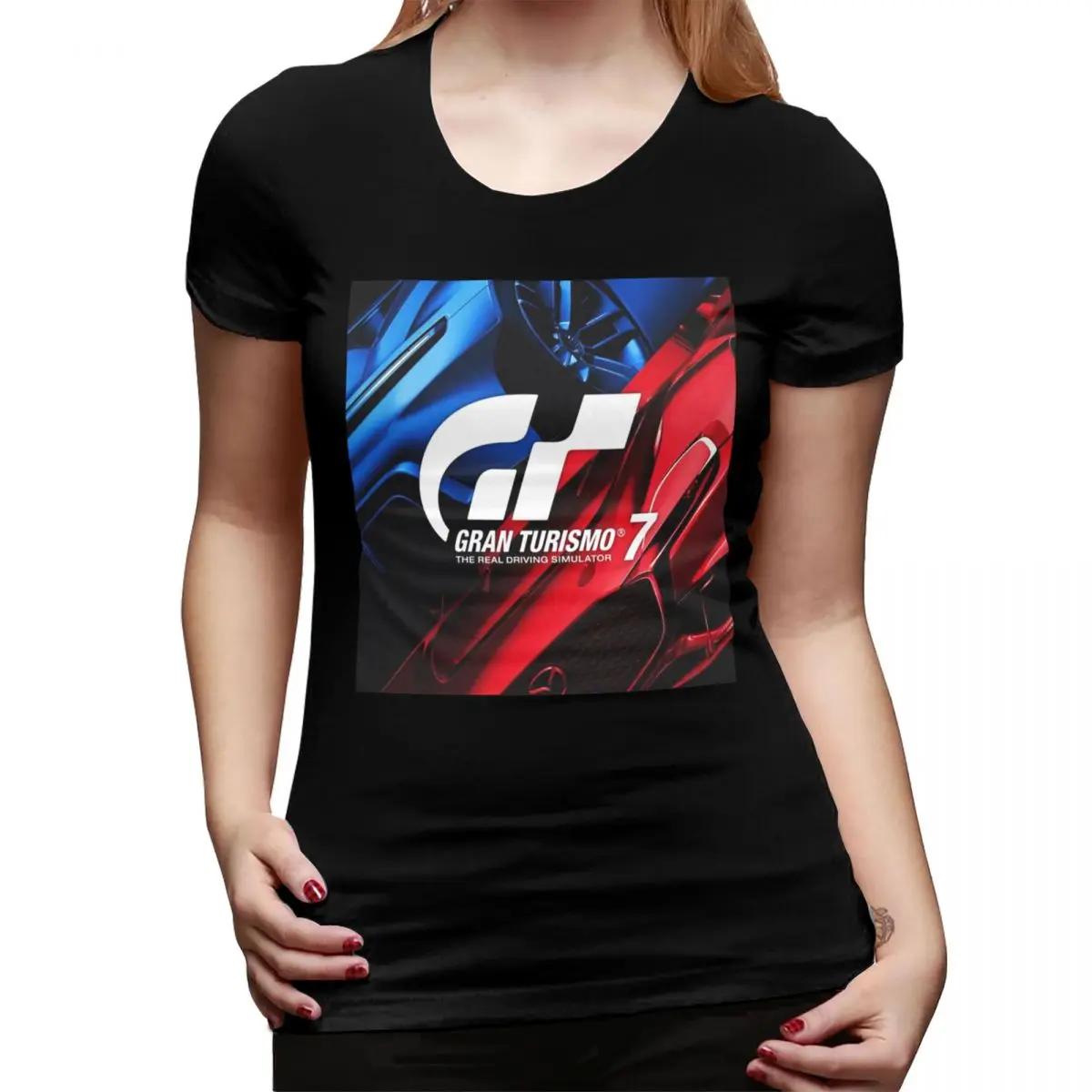

Gran Turismo TShirt for Women Round Neck Streetwear T Shirts Womens Tees Short Summer Clothes Tops 4XL