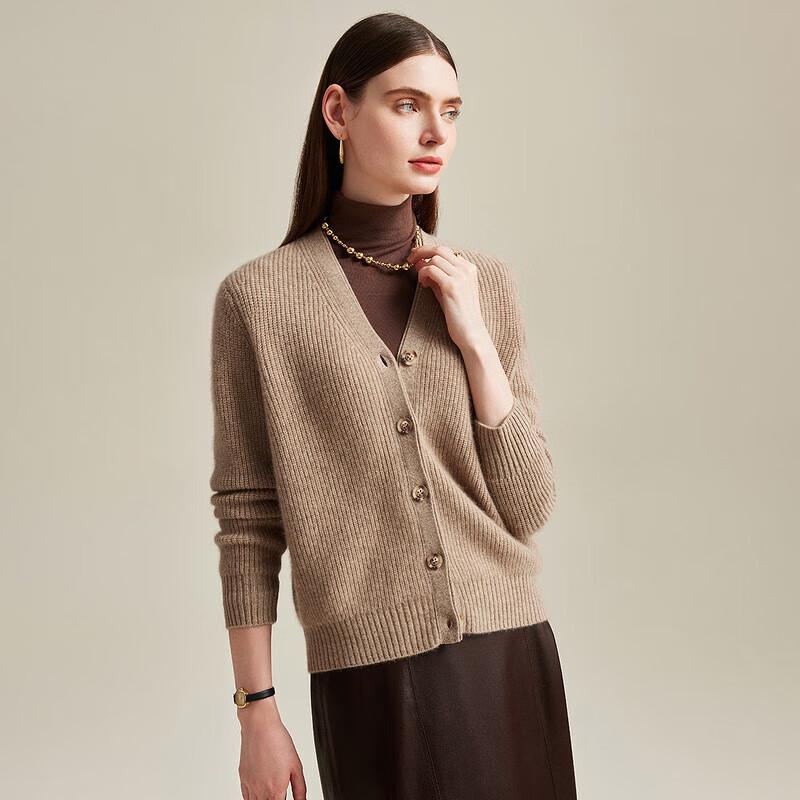 Zhao Jun Women's V-neck Cashmere Cardigan