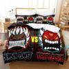Set Biancheria da Letto Geometry Dash Arrabbiato Singolo Gemello Matrimoniale Queen King Size Set Letto Aldult Bambino Camera da Letto Copripiumino Set Stampa 3D Kawaii
