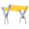 Efficient Beekeeping Apiary Essential Tool Stainless Steel Frame With Bright Yellow Plastic Handle For Secure Lifting