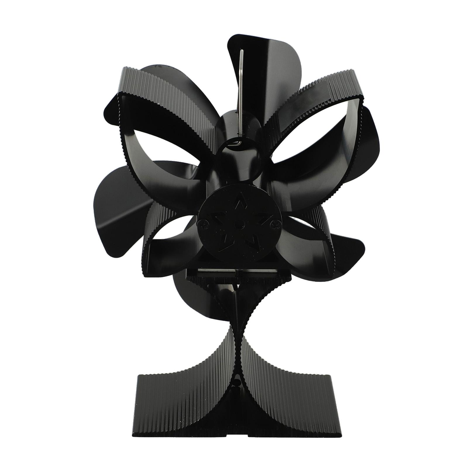 6 Blade Fan Fireplace Fan High-efficiency Air Circulation Improved Hot Air Flow Efficient Heat Circulation Fan China Mainland