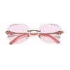 Stylish Rimless Diamond Anti Blue Light Reading Glasses Outdoor Traveling High Quality Comfortable Women's Presbyopia Eyewear