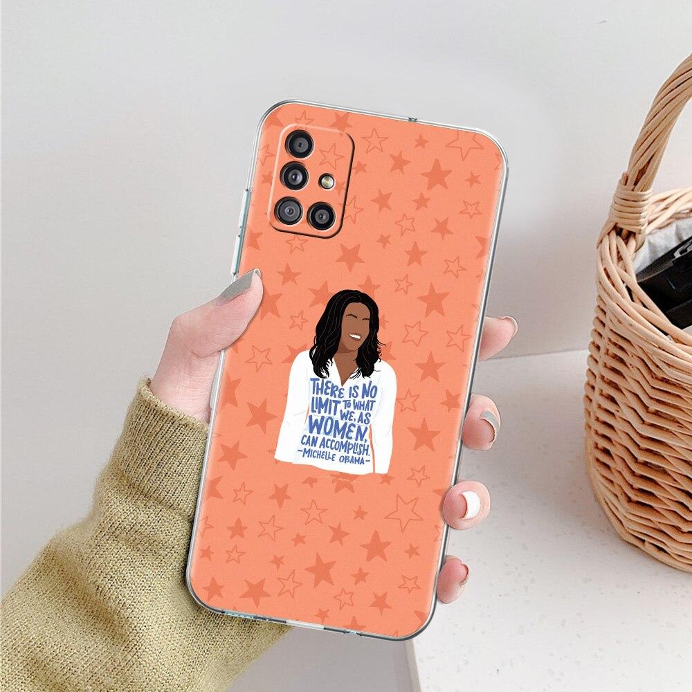 Feministische Feminismus-Telefonhülle für Samsung Galaxy A51 A71 A21S A12 A11 A31 A41 A52 A32 5G A72 A01 A02S Silikon Klar Soft Cover