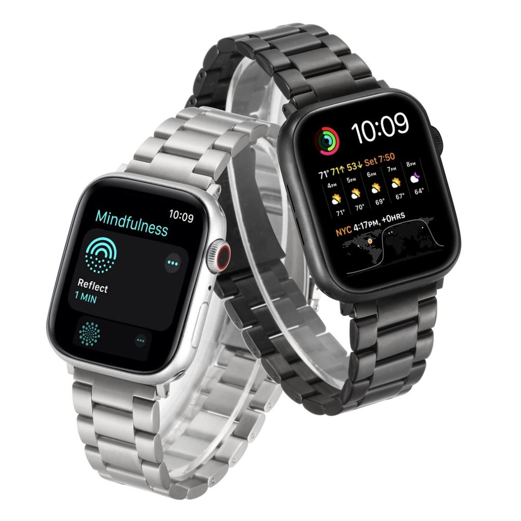 Seinteuseukoteuleondeon [Apple/Galaxy] Smartwatch Premium Metallarmband (Wähle 1 von 2) / Str-M01M