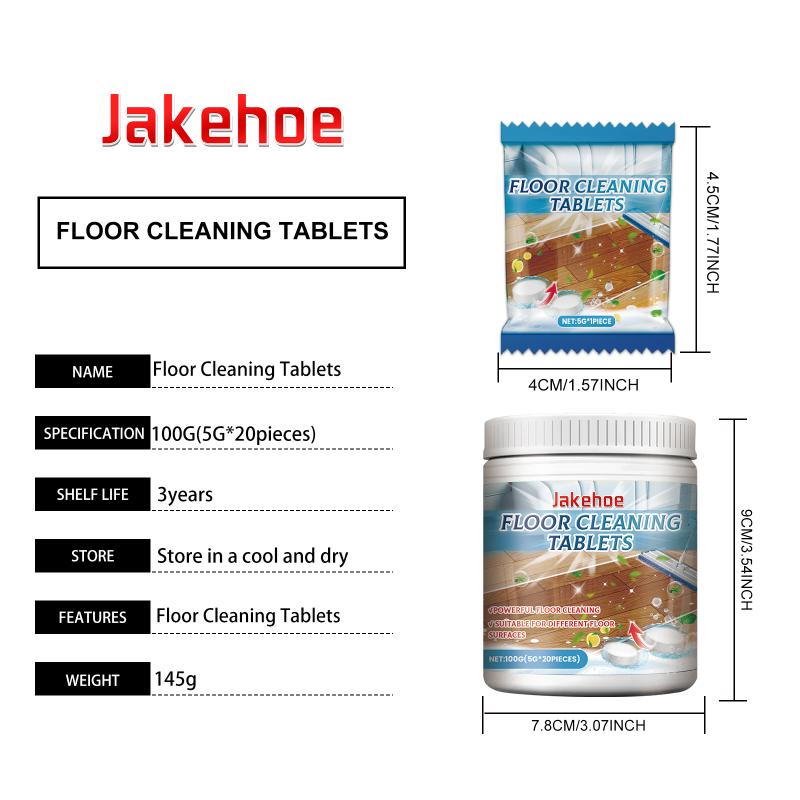 Brightening Floor Cleaning Tablets for Wood Marble Surfaces Strong Stain Removal and Polishing for Household Use