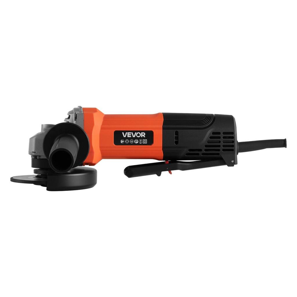 Angle Grinder, 114.3mm Electric Grinder Power Tool, 4.5Amps 12000RPM High-Speed Corded Angle Grinders with Adjustable Dust Guard for Metal Grinding,