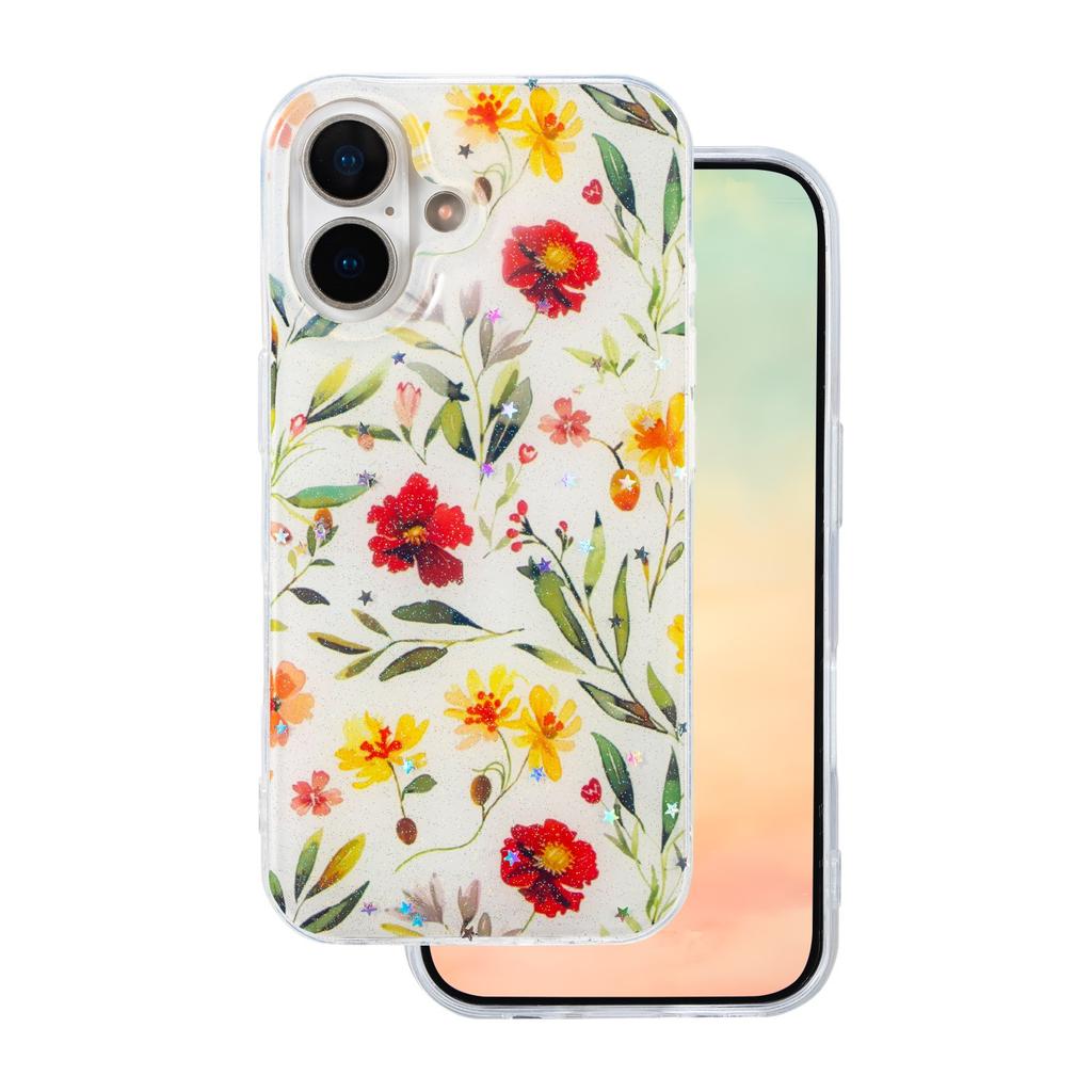 Nakładka Glow Glam Do Iphone 16 6,1" Biała