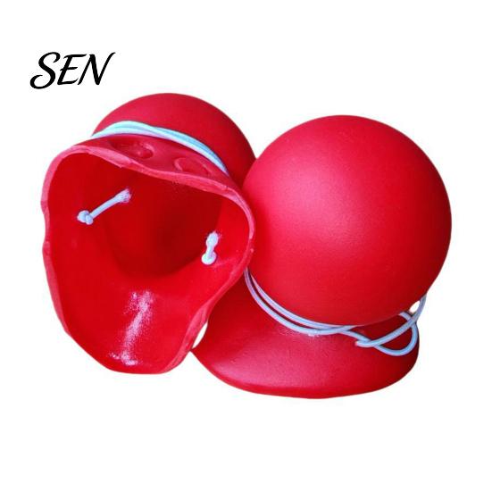 Red Nose for Costume Clown Nose, Soft Fake Adults Elastic Strap Kids, Halloween Cosplay Accessories, Masquerade Prop Party Decoration