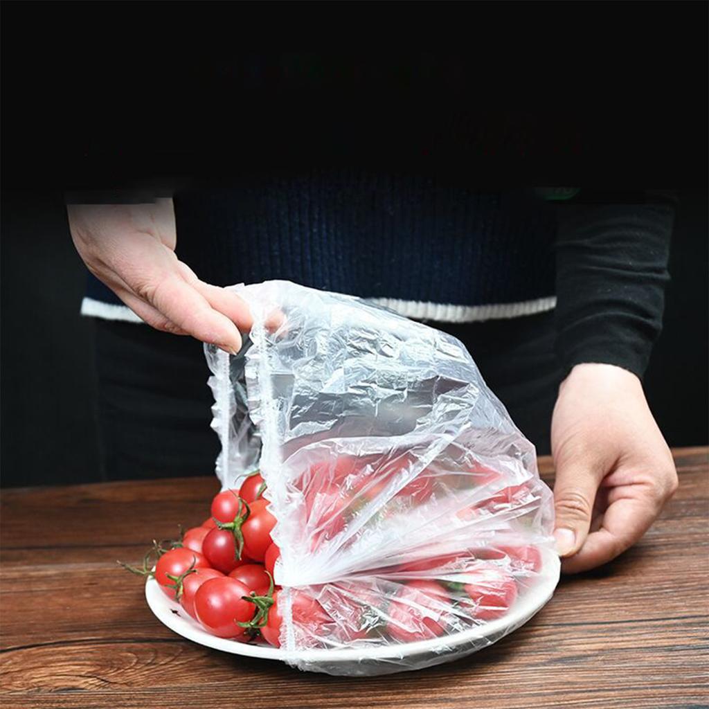 Disposable Food Storage Covers Stretch Anti-Odor Food Fresh-Keeping Film 100pcs Food Protective Kitchen Tools