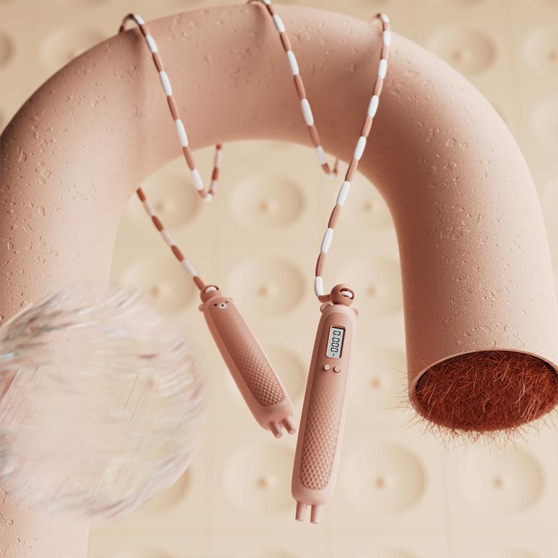 Nastavitelné kreslené bambusové švihadlo pro děti v mateřské a základní škole