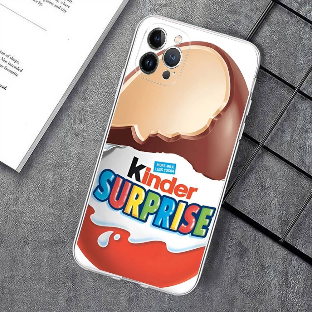 Trolly Egg KINDER JOY Surprise Phone Case For IPhone 17 16 15 14 13 12 11 Pro XS Max Plus Soft Silicone Cover