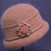 Women's Knitted Wool Hat - Warm, Velvety, and Perfect for Middle-Aged & Elderly