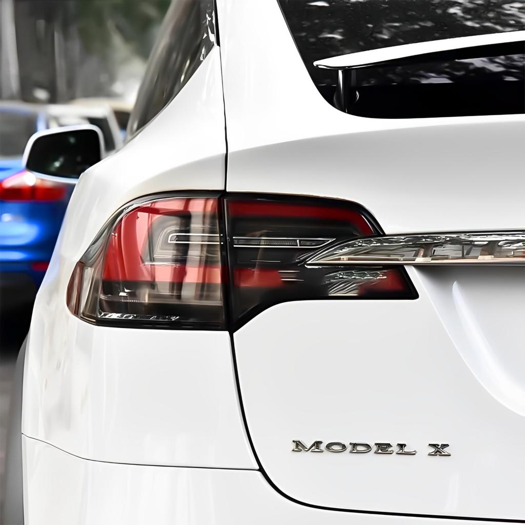 phbvg5 1Pcs Car ABS Letters Logo Sticker Decal Rear Trunk Decoration Accessories For Tesla Model Y Model S Model X Replacement Badge