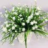 1pcs  Green Plastic Grass Plants Artificial Flower Babysbreath Wedding Home Christmas Decor Party Office Flower