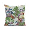 18x18 Watercolor Floral & Butterfly Pillow Cover for Spring/Summer Farmhouse Decor