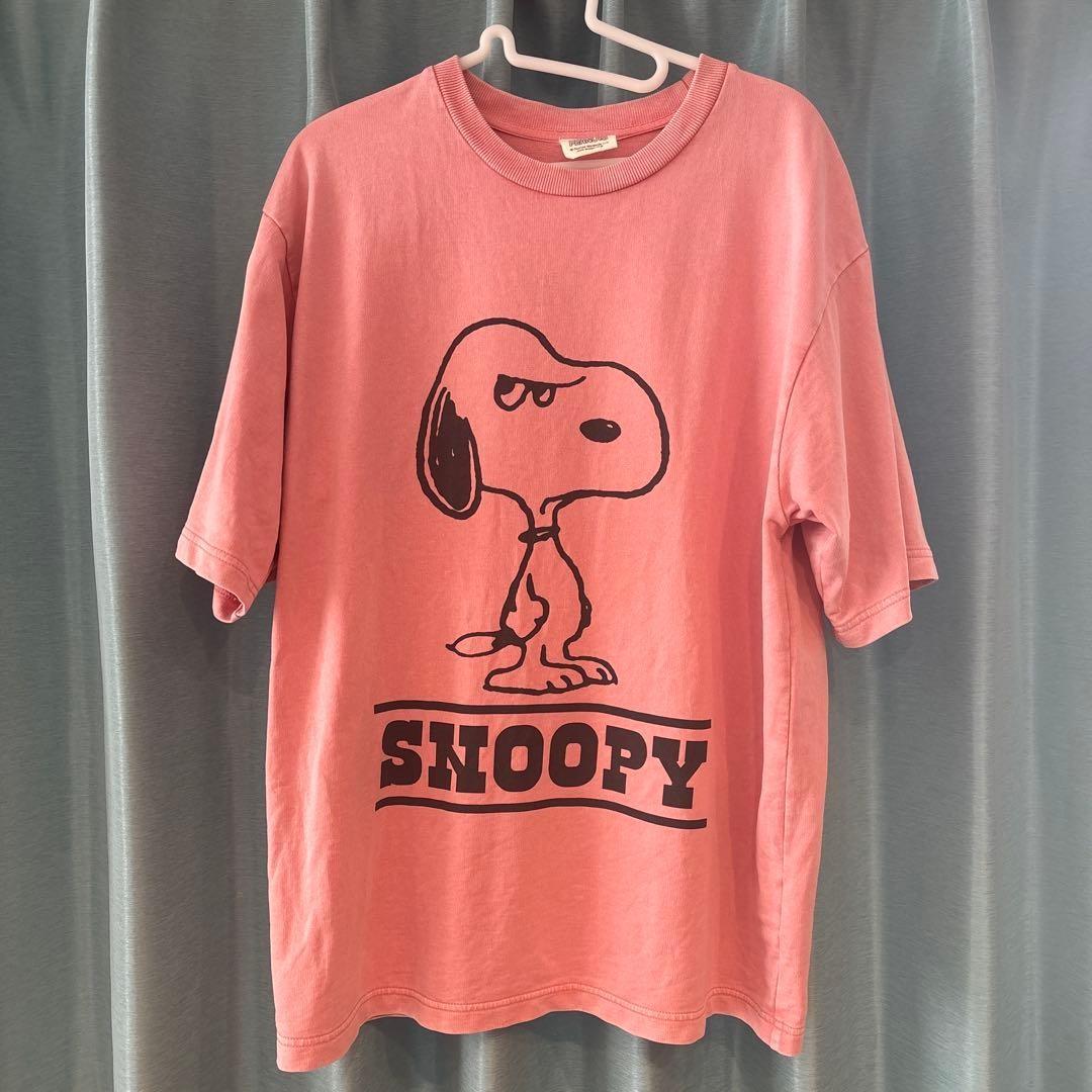 Vintage PEANUTS Snoopy T- Pink Bayflow Unisex T-Shirt S