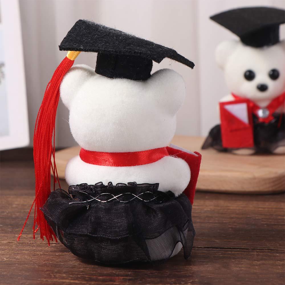 10 pcs/set Celebrate Party Graduation Bear Doll Bouquet Bachelor Bear Plush Toy  Kids