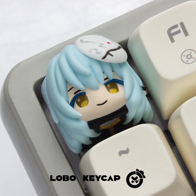 Tensura Series Keycap  Rimuru Slime Custom Resin Art Keycaps Stylish Mechanical Keyboard Decoration Perfect Present Anime Fans