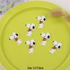 Snoopy Resin Accessories: DIY Phone Case, Hair Clip, Crocs, Water Cup Decorations, Cartoon Ornaments.