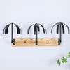 Wall Mounted Wig Hanger Rack Wooden Storage Organizer Strong Load-bearing Simple Installation Wig Display Holder