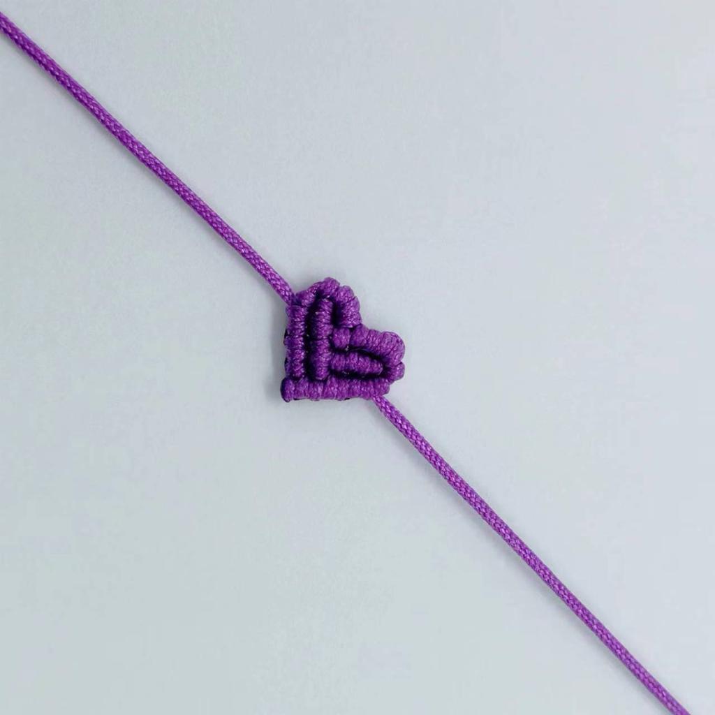 Handarbeit Handgestrickt Pfirsich Herzförmig Glücksbringend Rotes Seil Armband Verstellbar Damen Beste Freundin Anhänger Einfach Herren Paar Liebende Geschenk