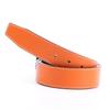 Men's Genuine Leather Belt with VH Letter Buckle, Korean Style, Casual Fashion, Lychee Grain, Suitable for Middle-Aged and Young.