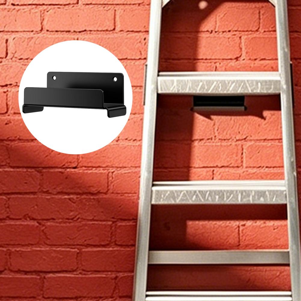 Reinforced Steel Ladder Hooks Telescopic Ladder Storage Rack Wall Mounted Hooks Steel Ladder Hooks with Protective Coating