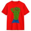 Pepe The Frog Cotton Tshirt For Male Summer Y2k Funny Tshirts Comfortable Hipster Tee Shirt Big Size Loose Tops