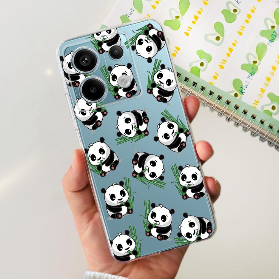 For Xiaomi Poco X6 5G Case Luxury Painted Cover Clear Silicone Phone Case For Xiaomi Poco X6 Pro PocoX6 X6Pro Soft Fundas Bumper