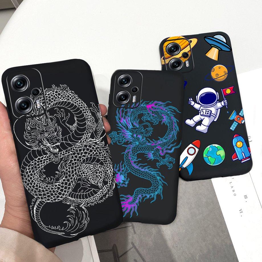For Xiaomi Poco X4 GT Case Phone Cover Cute Astronaut Cactus Cartoon Pattern Cases For Xiomi Poco X4 POCOX4 GT 5G Soft TPU Funda