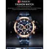 CURREN Men's Six-pin Calendar Men's Watch Business Waterproof Quartz Watch