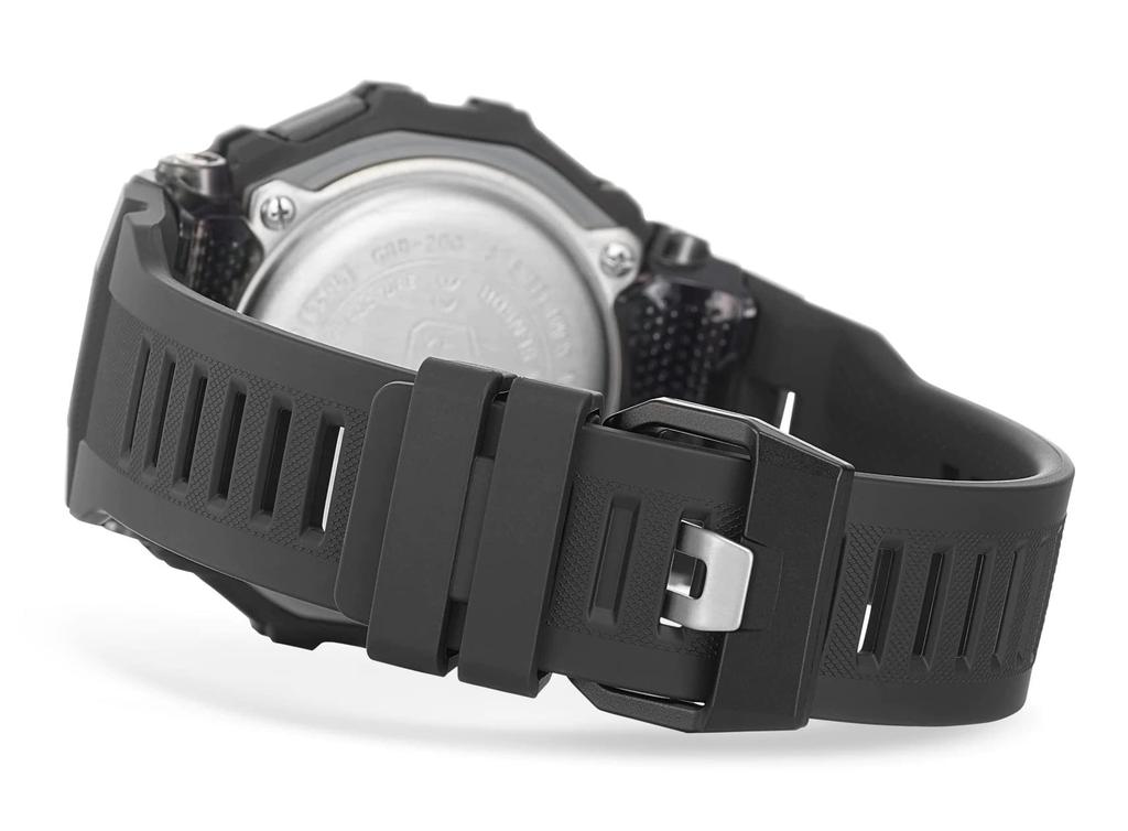 Casio Digital Quartz Watch with Plastic Strap Men's GBD-200-1ER, Black/White, 49, GBD-200-1ER-AMZUK.