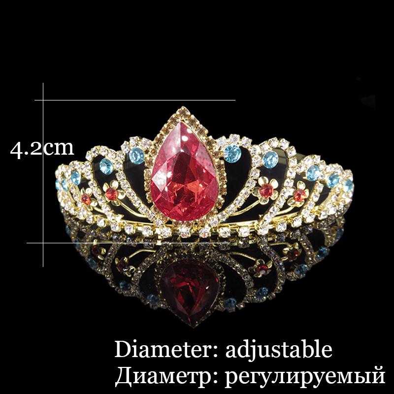 Prinsesse Dronning Krondiadem Barokk Brude Tiaraer Og Kroner Pannebånd Hårtilbehør Bryllup Brude Crystal Hodepynt