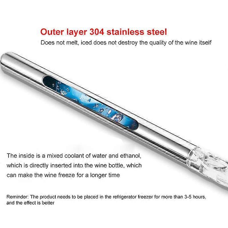 Wine Cooler,Wine Chiller With Stainless Steel Wine Pouer And Chill Rod