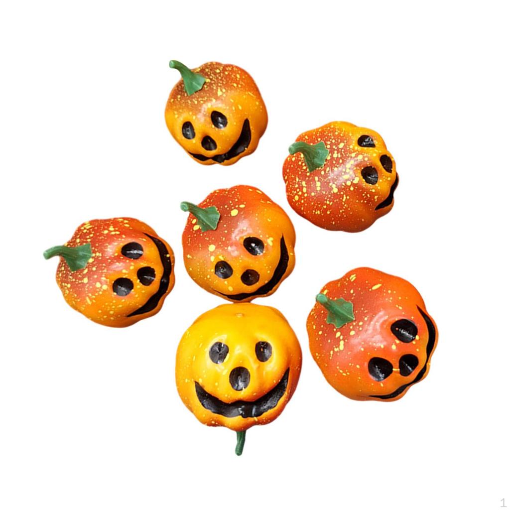 Artificial Pumpkins Plant Model Halloween Ornaments Handmade Foam Props for Autumn Christmas