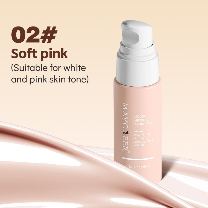 MAYCHEER Meixi'er Long-lasting Moisturizing Foundation Primer - Conceals, Durable, No Smudging