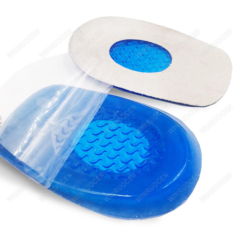 New Silicone Gel Orthopedic Insoles Back Pad Heel Cup for Calcaneal Pain Health Feet Care Support Spur Feet Cushion Pads Unisex