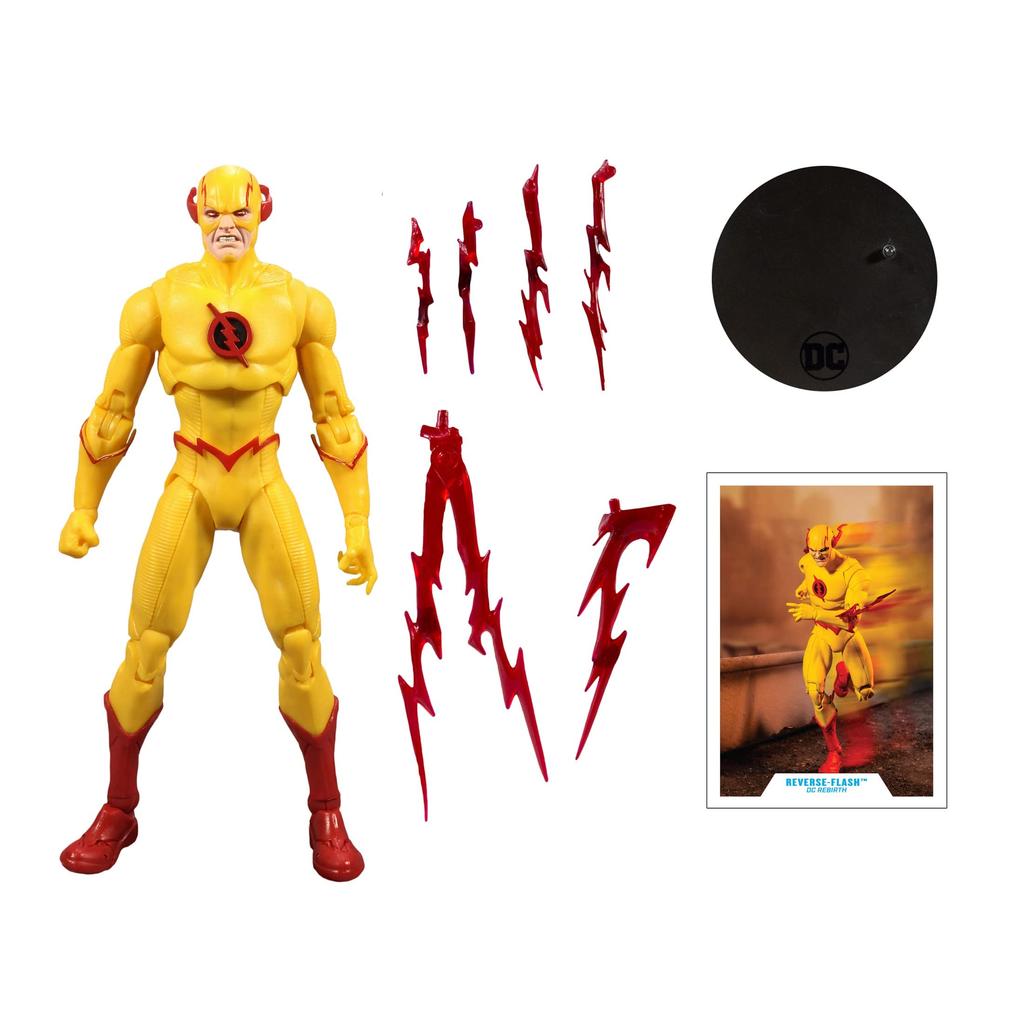 McFarlane Toys DC Multiverse Reverse Flash Action Figure with Accessories 7-inch